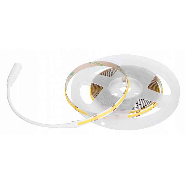 Led pásek Cob 3 m s napájecím zdrojem teplá barva IP20