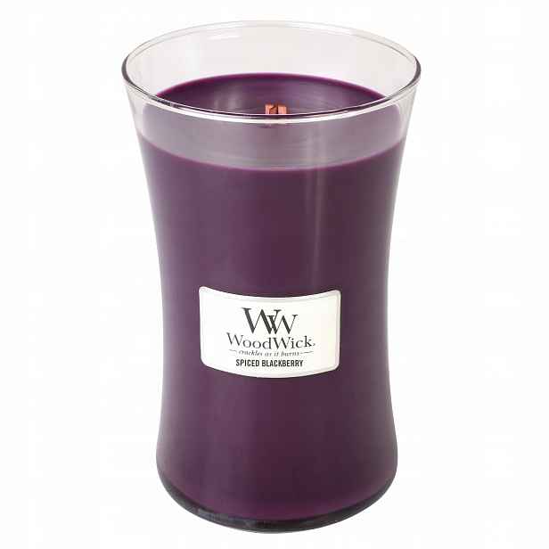Tradiční sójová svíčka Spiced Blackberry Woodwick 610 g