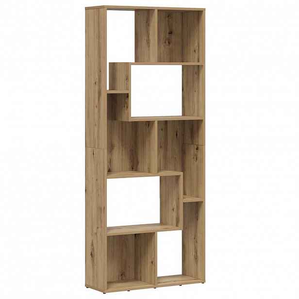 vidaXL Knihovna Artisan Dub 67 x 24 x 161 cm Konstrukce dřeva