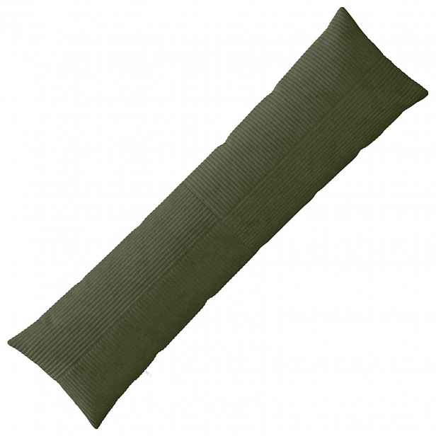 vidaXL Povlak na polštář ALMELO Zelená 40 x 145 cm manšestr