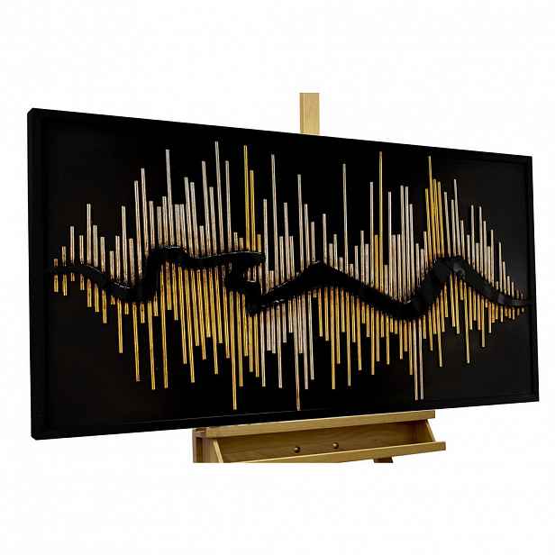 KUNSTLOFT KOVOVÝ OBRAZ NÁSLEDUJ SVOU CESTU, 120/60 CM