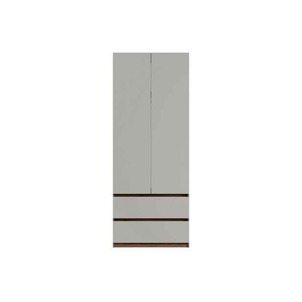 MASSENO ŠATNÍ SKŘÍŇ S OTOČNÝMI DVEŘMI VELEN, 90/230,5/51,4 cm 2dveřová, dekor ořech