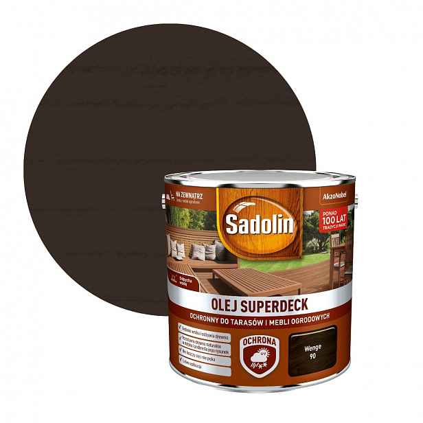 Sadolin Superdeck Olej Na Terasy 2,5 l Wenge