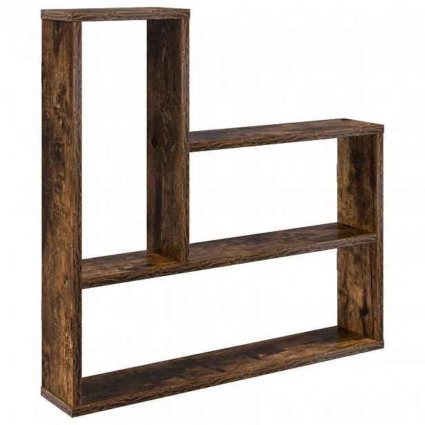 vidaXL Nástěnná polička Kouřový dub 60 x 11 x 60 cm Kompozitní dřevo