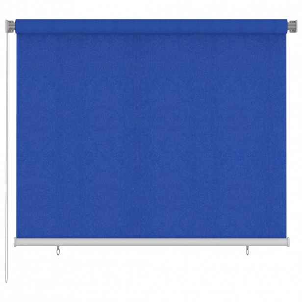 vidaXL Venkovní roleta 180 x 140 cm modrá HDPE