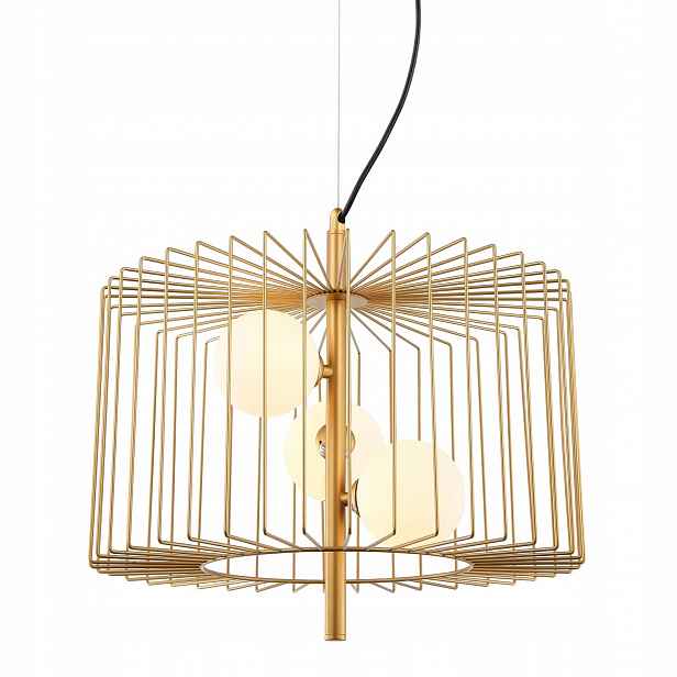 Daren Závěsná lampa Zlatá Moderní Kulatá 3xG9 25W IP20