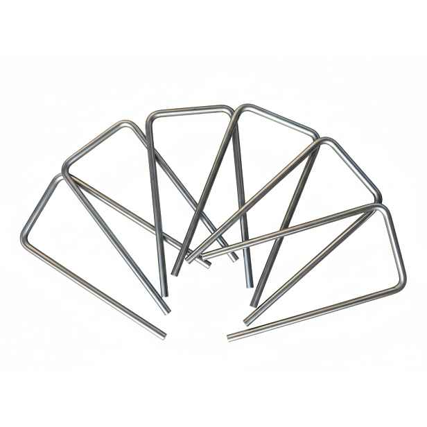 GTEX Ocelové kotvící skoby do země U-Pin 15×7,5×15 cm × 6mm – balení 10 ks
