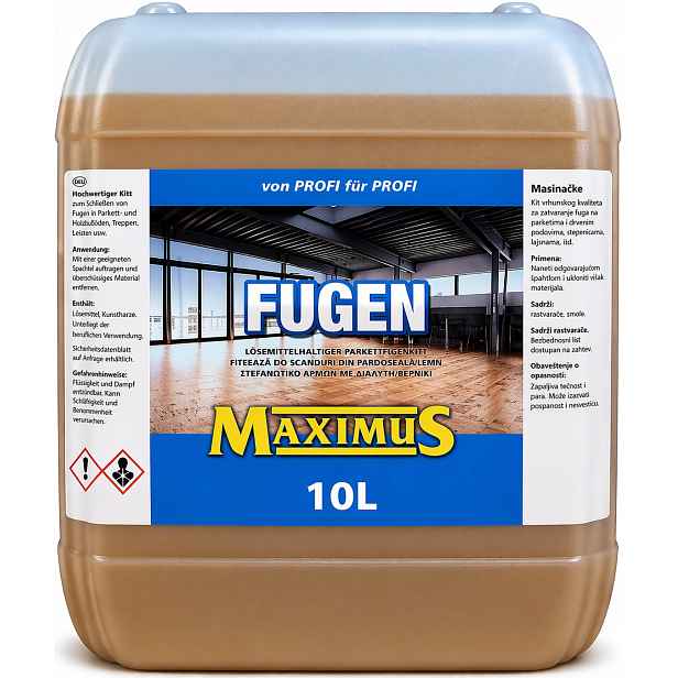 Maximus Fugen 10L plnivo pro tmelení dřevěné podlahy s prachem