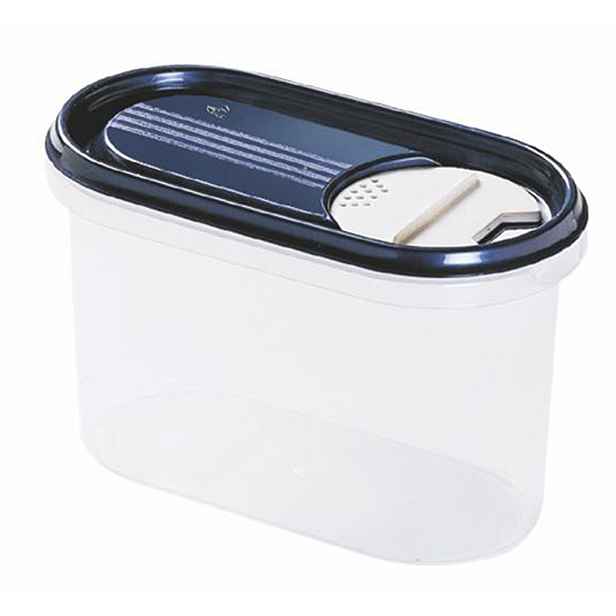 Plastová dóza s násypkou HEIDRUN 1000ml MIX barev