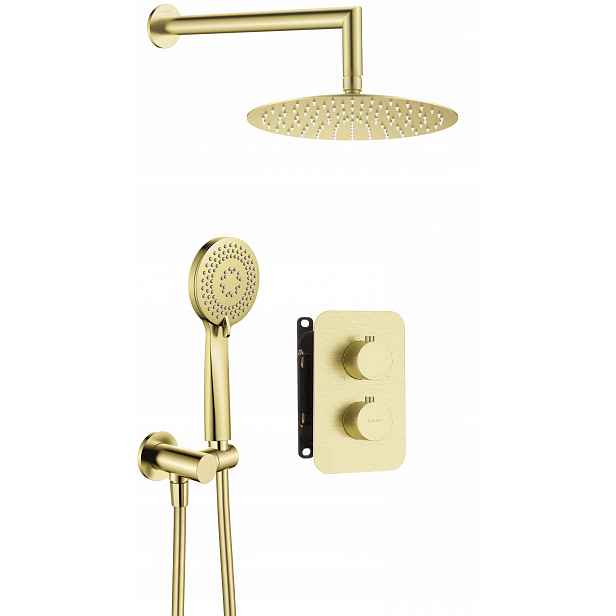 Sprchový Set Pod omítku s termostatem a kulatou hlavicí 250 mm