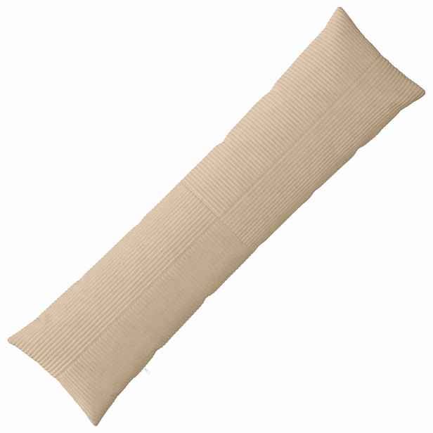 vidaXL Povlak na polštář ALMELO Taupe 40 x 145 cm manšestr