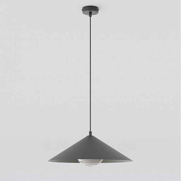 Závěsná lampa Mono černá 1-bodová E14, stínidlo 15 cm