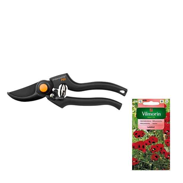 Fiskars Zahradní nůžky P90 na silné větve 23 cm +dárek semena