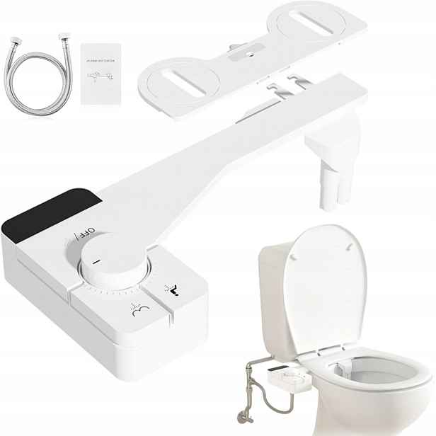 Bidet Na Wc, Mycí Nástavec Na Bidet, Dvojitá Tryska, Sada