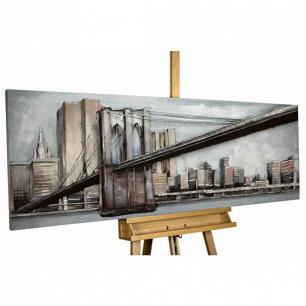 KUNSTLOFT KOVOVÝ OBRAZ MOSTNÍ SPOJENÍ, 144/44 CM