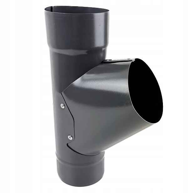 T-rozdělovač 60° pro trubky 100 mm Galeco Ocel grafit Ral 7015