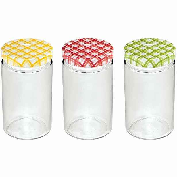 Tescoma Della Casa 895116 Zavařovací sklenice 700 ml 3 ks