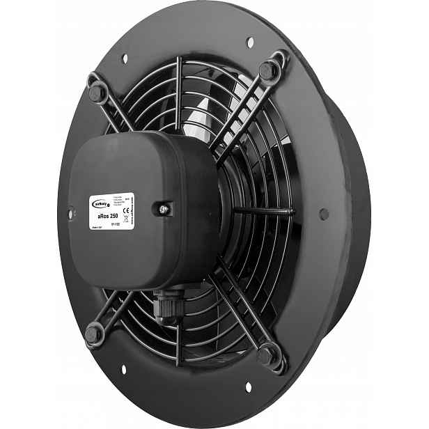 aRos 350 nástěnný průmyslový ventilátor 2450 m3/h
