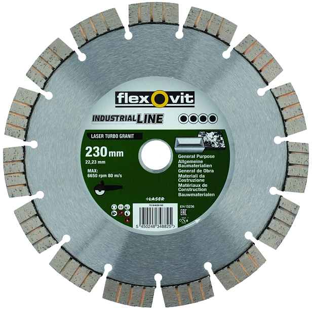 Kotouč řezný DIA Flexovit IL Turbo Granit 230×22,23 mm