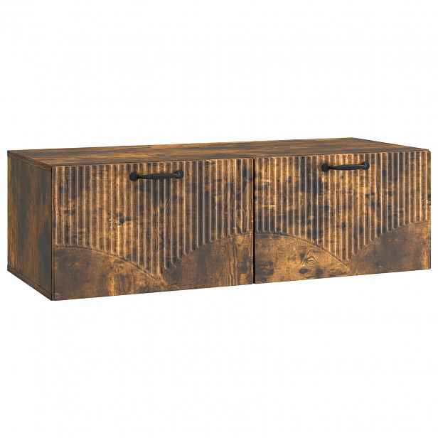 vidaXL Nástěnná TV skříň Kouřový dub 98 x 41 x 30 cm Kompozitní dřevo