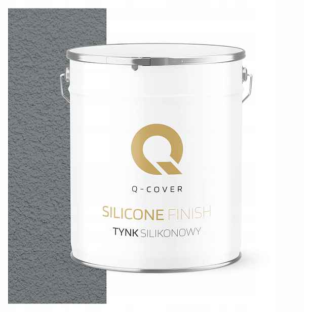 Fasádní Silikonová Omítka Šedomodrá Tmavá F255 7KG Granulace 2.0mm