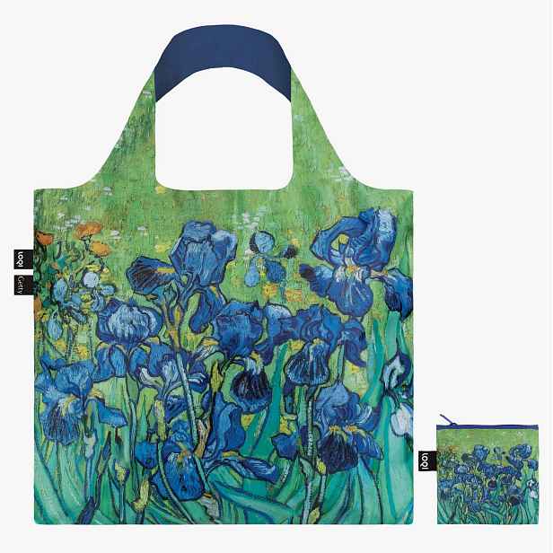 Skládací nákupní taška LOQI VINCENT VAN GOGH Irises