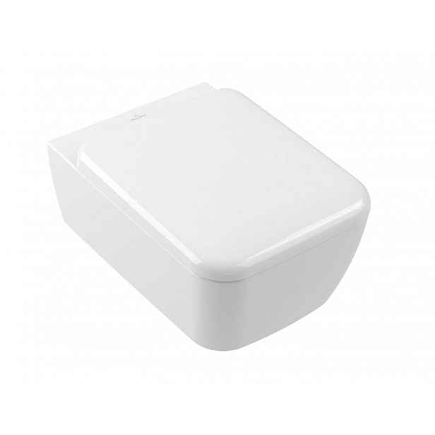 Villeroy & Boch Skyla - Závěsné WC se sedátkem SoftClosing, TwistFlush, DirectFlush, CeramicPlus, alpská bílá 4682CLR1