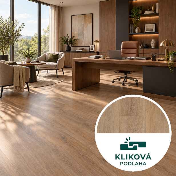 Vinylová podlaha kliková Canadian Design Premium Vernon, 1190 x 228 mm, Egibi