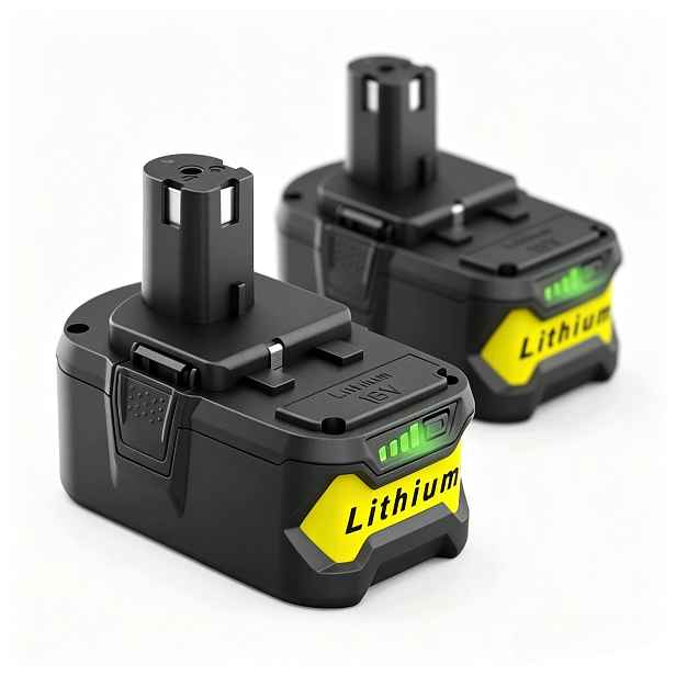 2X 18V 6,0AH Náhrada Za Akumulátor Ryobi RB18L50 RB18L40 S Indikátorem L