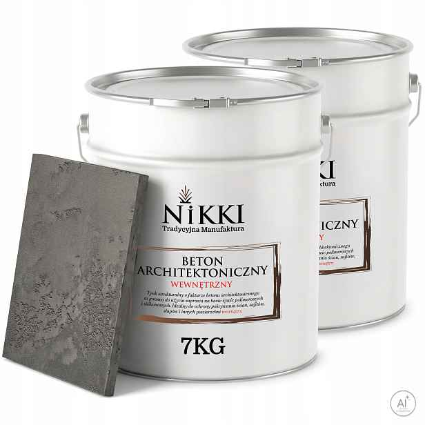 Dekorativní omítka se strukturou Betonu Vnitřní 2 x 7 kg Šedá Tmavá F276 Uv