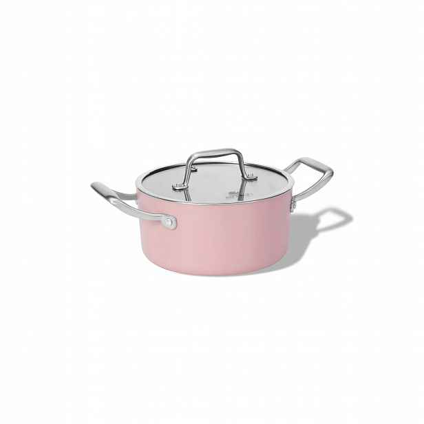 Elmich Nepřilnavý keramický hrnec Vital Ø 18 cm (2L) růžová