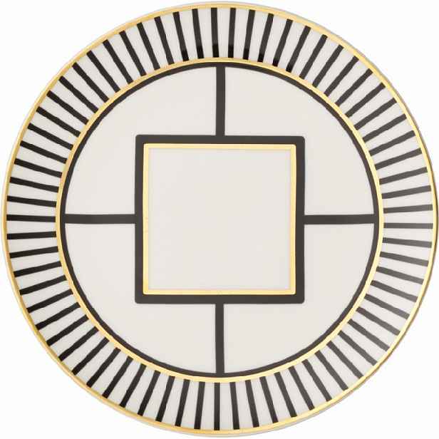 Villeroy & Boch MetroChic dezertní talíř, zdobený okraj, Ø 22 cm