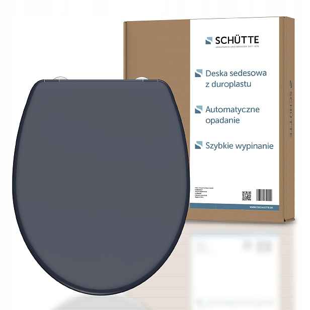Wc prkénko Schütte 82304-A šedý duroplast