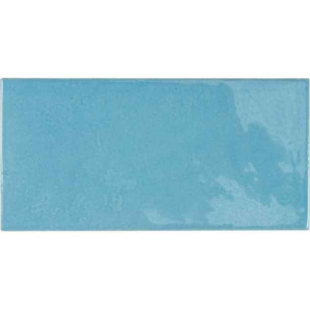 Obklad Equipe VILLAGE azure blue 6,5x13 cm lesk VILLAGE25629