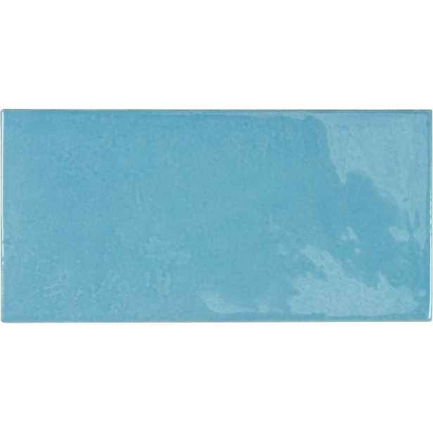 Obklad Equipe VILLAGE azure blue 6,5x13 cm lesk VILLAGE25629