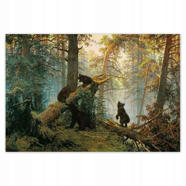 Plakáty 200x135 Ráno v borovém lese