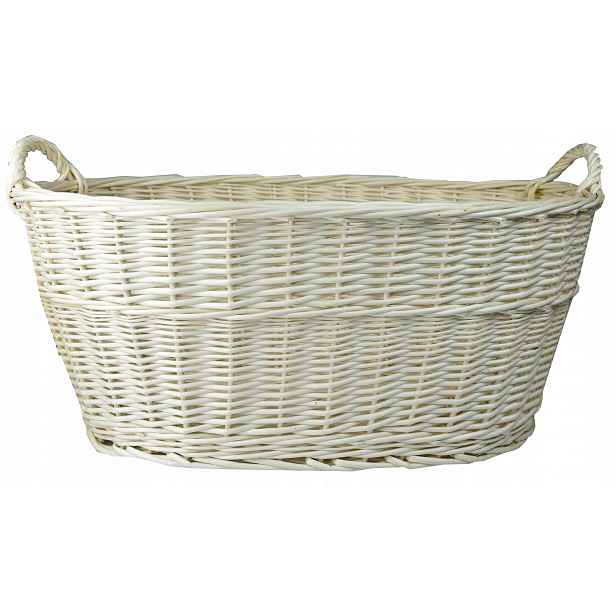 Proutěný Koš Na Dřevo Spodní Prádlo Hračky 50 CM