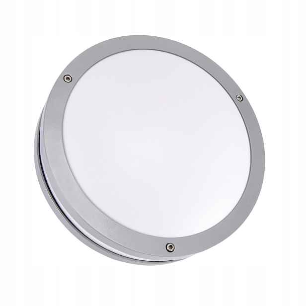 Venkovní nástěnné svítidlo Struhm Solina Led 7.5W IP54 Ø26 cm Šedá/Bílá