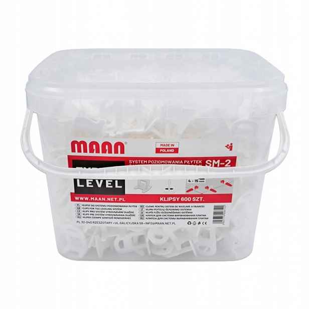 Klipsy pro vyrovnávání dlaždic spárovací 1 mm 4-15 mm 600 ks klip expert