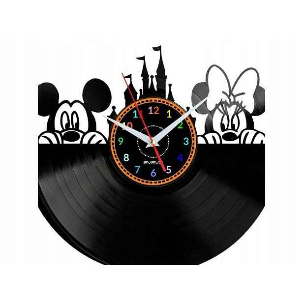 Mickey & Minnie Mouse Nápad na Dárek Nástěnná Dekorace z vinylové desky