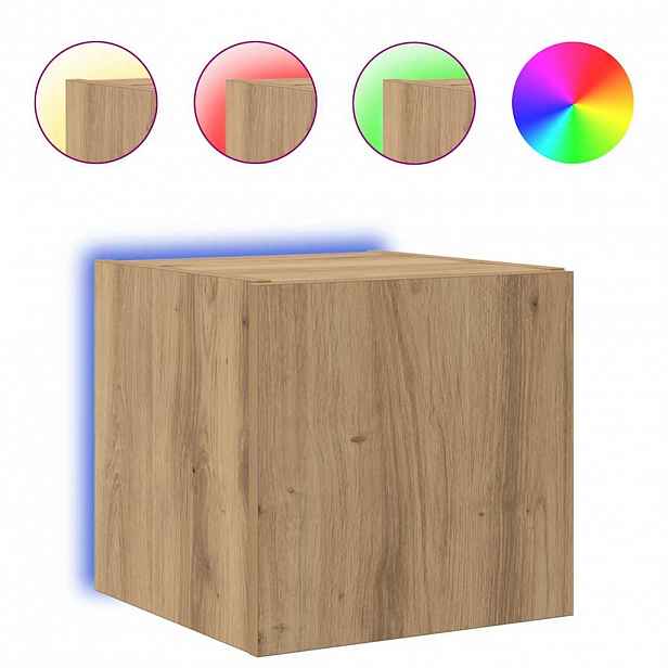 vidaXL TV wall cabinet 30,5 x 35 x 30 cm Umělecký dub Kompozitní dřevo