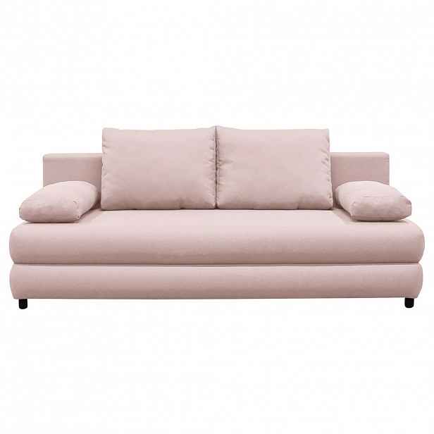 P & B ROZKLÁDACÍ POHOVKA, textil, růžová