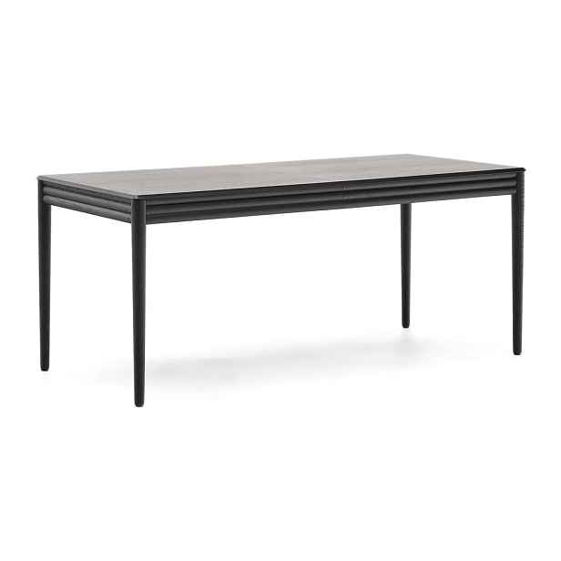 Rozkládací jídelní stůl s přídavnou deskou v dekoru dubu 90x160 cm Lenon – Kave Home