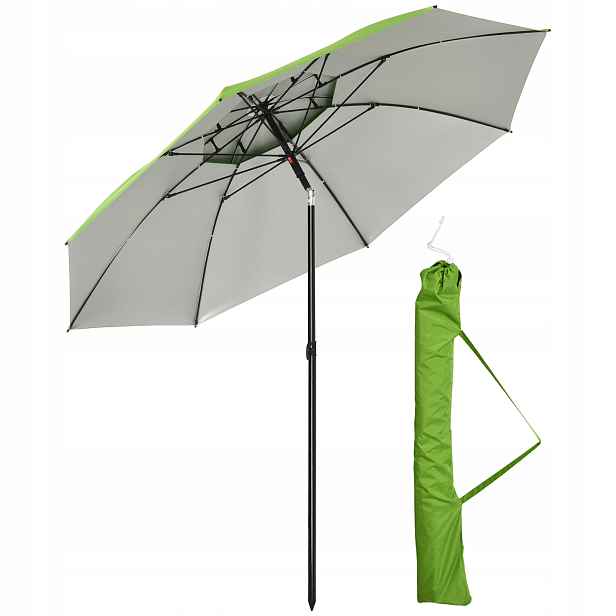 Plážový slunečník Outsunny 185 x 205 cm zelený