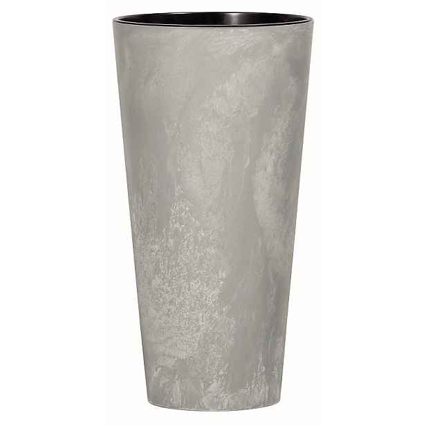 Prosperplast Květináč Tubus Beton šedý, varianta 15 cm