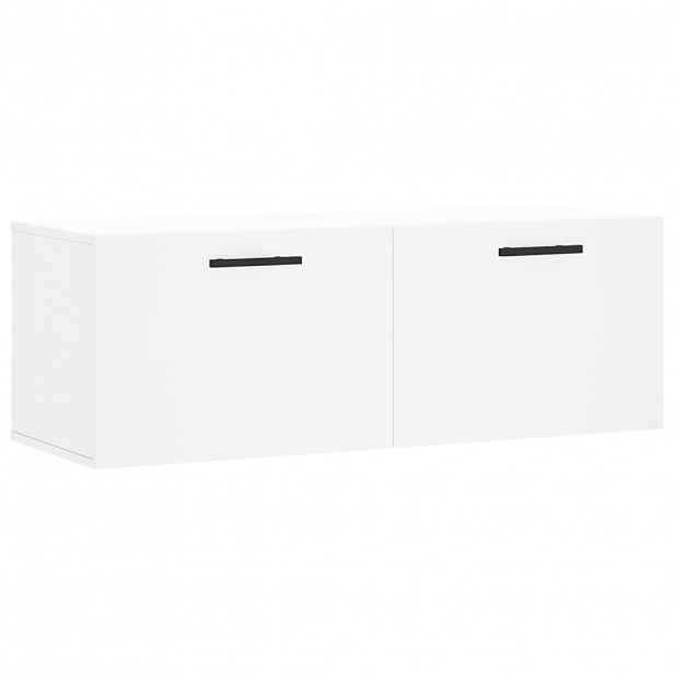 vidaXL Nástěnná skříňka bílá 100 x 36,5 x 35 cm kompozitní dřevo