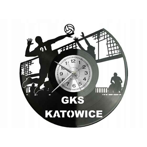 Gks Katowice PlusLiga Nápad na Dárek Nástěnná Dekorace z vinylové desky