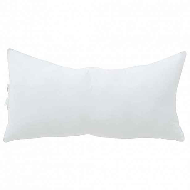 vidaXL Polštář 2 ks 80 x 40 x 20 cm Polyester Bílá