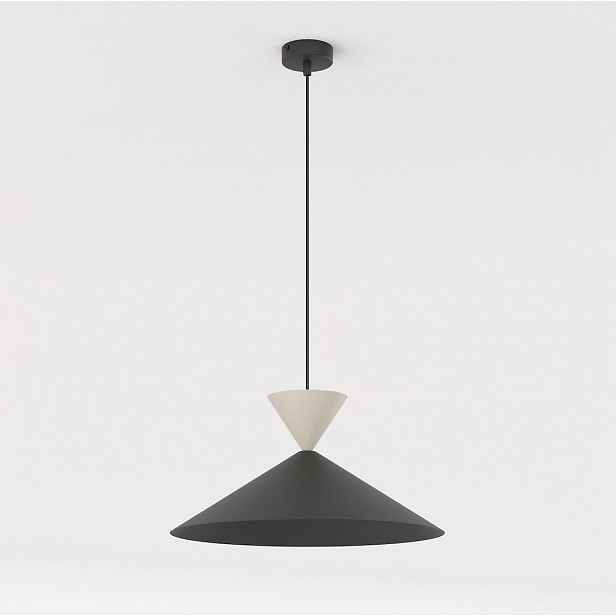 Závěsná lampa Ralf 1-bodová černá-mokka, GX53, 140 cm