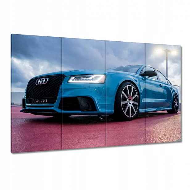 Obrazy 120x80 Modré Audi